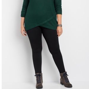 High-waist Fleece Leggings